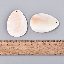 Natural Freshwater Shell Pendants&nbsp;SHEL-Q028-13