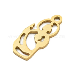 Ion Plating(IP) 201 Stainless Steel Pendants&nbsp;STAS-M015-04G