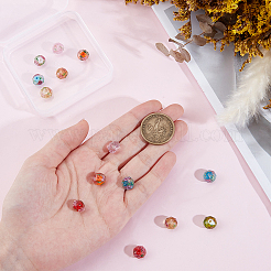 30Pcs 10 Colors Handmade Gold Sand Lampwork Beads&nbsp;LAMP-PA0001-35