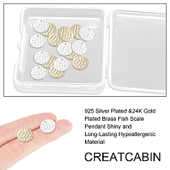 40Pcs 2 Colors Brass Charms&nbsp;KK-CN0001-51