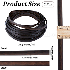 10M Plastic Imitation Rattan Wicker&nbsp;DIY-GF0013-83A