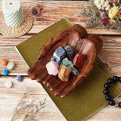 Wooden Buddha Hand Display Decorations&nbsp;AJEW-WH0304-38