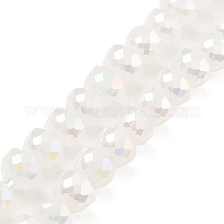 AB Color Plate Glass Beads Strands&nbsp;EGLA-P051-02A-A02