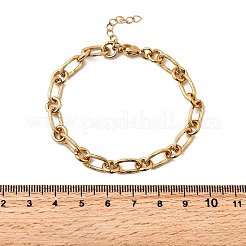 304 Stainless Steel Link Chain Bracelets for Women Men&nbsp;BJEW-A050-01G
