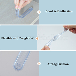 4Pcs 2 Styles Transparent PVC Anti-Collision Bumper Guard&nbsp;FIND-WH20015-056