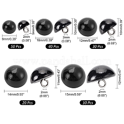 150Pcs 5 Style Resin Imitation Pearl Shank Buttons&nbsp;DIY-PH0017-79