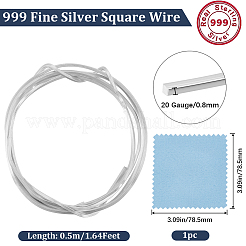 999 Fine Silver Sterling Silver Wires&nbsp;STER-BBC0006-64B