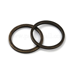 Rack Plating Brass Linking Rings&nbsp;KK-P286-01B-AB