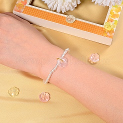 200Pcs 4 Colors Transparent Spray Painted Imitation Jade Glass Beads&nbsp;GLAA-SZ0001-77