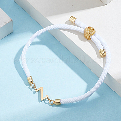 1pc Adjustable Nylon Cord Slider Bracelets for Women&nbsp;BJEW-LP0001-33Z-G