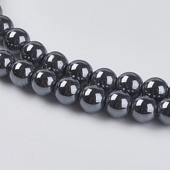 Non-magnetic Synthetic Hematite Beads Strands&nbsp;X-G-H1073-1