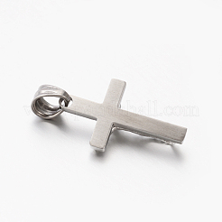 Easter Theme Men's 201 Stainless Steel Crucifix Cross Pendants&nbsp;STAS-F010-21