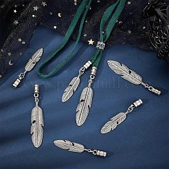 8Pcs 2 Size Alloy Cord Ends&nbsp;FIND-CA0003-70