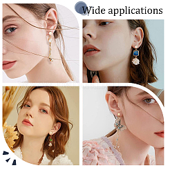 20Pcs Brass Stud Earring Findings&nbsp;KK-BBC0021-71B