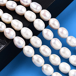 Natural Cultured Freshwater Pearl Beads Strands&nbsp;PEAR-N012-08D