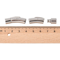 Tarnish Resistant Column 316 Surgical Stainless Steel Bayonet Clasps&nbsp;STAS-A021-6mm
