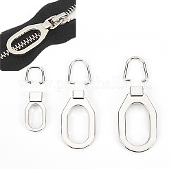 24Pcs 3 Size Alloy Replacement Zipper Pull Tabs&nbsp;FIND-BC0002-23