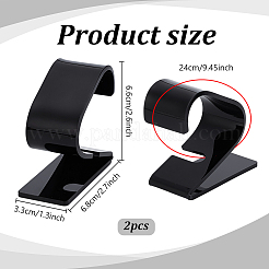 2Pcs Plastic Single Watch Display Boxes&nbsp;ODIS-PH0009-24