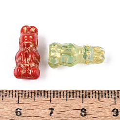 Rabbit Glass Beads&nbsp;GLAA-T025-77M