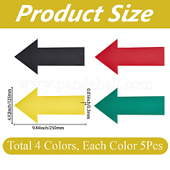 20Pcs 4 Colors PVC Stickers&nbsp;DIY-SP0007-90