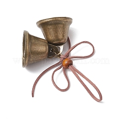 Iron Bell & Tibetan Style Alloy Pendant Decorations&nbsp;HJEW-JM03370-02