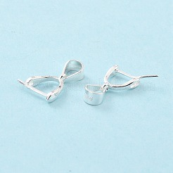 925 Sterling Silver Ice Pick Pinch Bails&nbsp;STER-Z001-122S-05