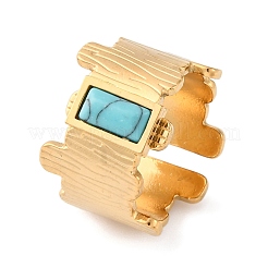 304 Stainless Steel Adjustable Open Cuff Rings&nbsp;RJEW-K294-01G