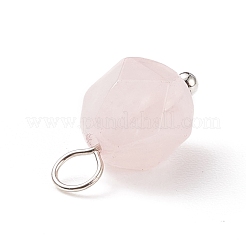 Faceted Natural Mixed Stone Pendants&nbsp;PALLOY-JF01694
