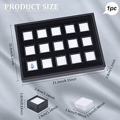 Rectangle Paper Loose Diamond Organizer Trays&nbsp;CON-WH0095-74
