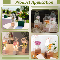 12Pcs Plastic & Paper Single Flower Storage Boxes&nbsp;CON-BC0007-98