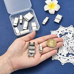 11Pcs 11 Styles Stainless Steel Watch Band Clasps&nbsp;STAS-CJ0003-41