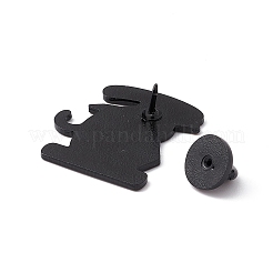 Cat with Word Alloy Brooch for Backpack Clothes&nbsp;JEWB-M024-02B-C