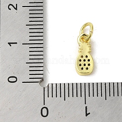 Brass Micro Pave Colorful Cubic Zirconia Charms&nbsp;KK-M283-17A-02