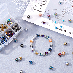 Christmas Electroplate Glass Beads&nbsp;EGLA-BC0001-003