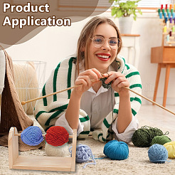 Wooden Yarn Skein Spinner&nbsp;TOOL-WH0166-062A