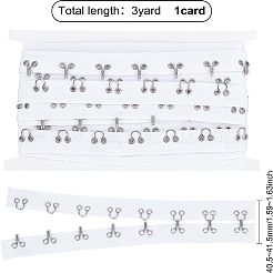 Steel Hook Buckles&nbsp;FIND-WH0082-92A