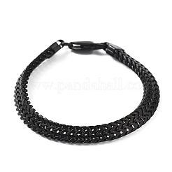 304 Stainless Steel Wheat Chain Bracelets for Men Women&nbsp;BJEW-Q038-01EB