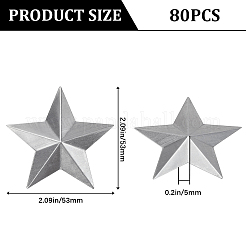 80Pcs Iron Display Decorations&nbsp;IFIN-GF0001-38B