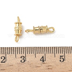 Brass Screw Clasps&nbsp;KK-Z136-44A-G