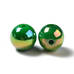 UV Plating Rainbow Iridescent Acrylic Beads&nbsp;PACR-D070-01G