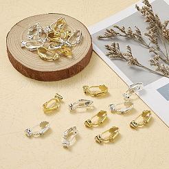 Brass Clip-on Earring Converters Findings&nbsp;KK-TA0007-21