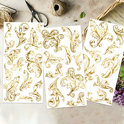 3 Sheets 3 Styles PVC Waterproof Decorative Stickers&nbsp;DIY-WH0404-357