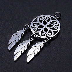 Non-Tarnish 201 Stainless Steel Pendants&nbsp;STAS-S105-JN353-1