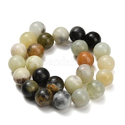 Natural Butter Jade Beads Strands&nbsp;G-C289-B03-14mm