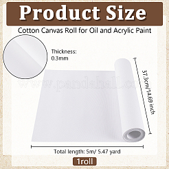 Cotton Canvas Roll for Oil and Acrylic Paint&nbsp;DIY-WH0304-962A