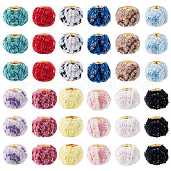 100Pcs Cloth Alloy European Beads&nbsp;FIND-TA0006-74