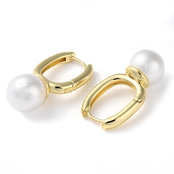 Rack Plating Brass Hoop Earrings&nbsp;EJEW-K249-10G