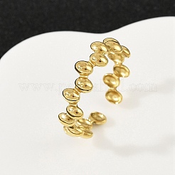 304 Stainless Steel Cuff Rings&nbsp;RJEW-H254-02G