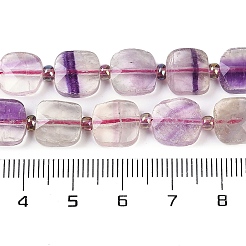 Natural Colorful Fluorite Beads Strands&nbsp;G-G182-H01-02