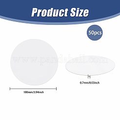 50Pcs Acrylic Sheets&nbsp;AJEW-GL0003-42